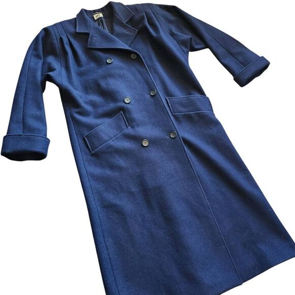 Vintage Wool Coat Womens 8 Central Park International CPI Pure New Wool Outerwea - Picture 1 of 7